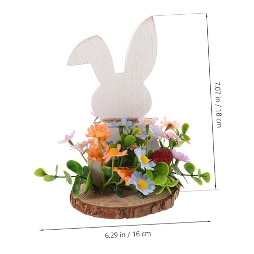 Cabilock Rustikale Holzhasen Figur mit Bunten Blumen Großer Osterhase im Landhausstil Vielseitige Frühlingsdekoration für Tisch Regal und Nachttisch Wohnaccessoires für Ostern Cabilock Rustikale Holzhasen Figur mit Bunten Blumen Großer Osterhase im Landhausstil Vielseitige Frühlingsdekoration für Tisch Regal und Nachttisch Wohnaccessoires für Ostern von Cabilock