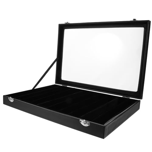 Cabilock Schmuck-organizer Halsketten-box Schmuckhalterbox Aus Und Hartfaser Für Ordnung Im Schlafzimmer Und Reisen Zur Aufbewahrung Von Anhängern Und Broschen von Cabilock
