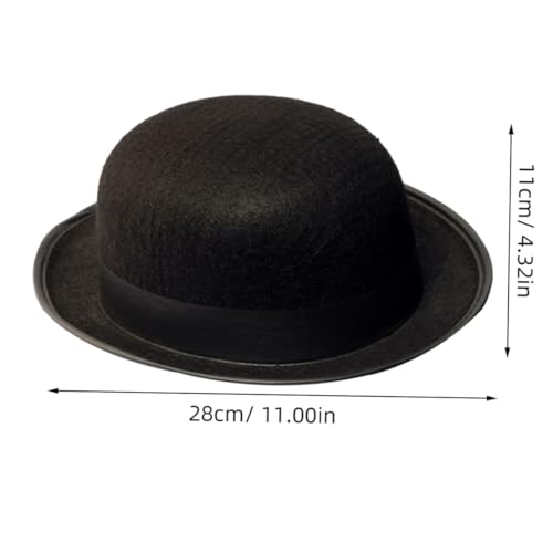 Cabilock Schwarzer Filzhut für Herren Kostümaccessoire Verkleidung Partyhut Retro Zauberer Hut für Erwachsene Karneval und Mottoparty Cabilock Schwarzer Filzhut für Herren Kostümaccessoire Verkleidung Partyhut Retro Zauberer Hut für Erwachsene Karneval und Mottoparty von Cabilock