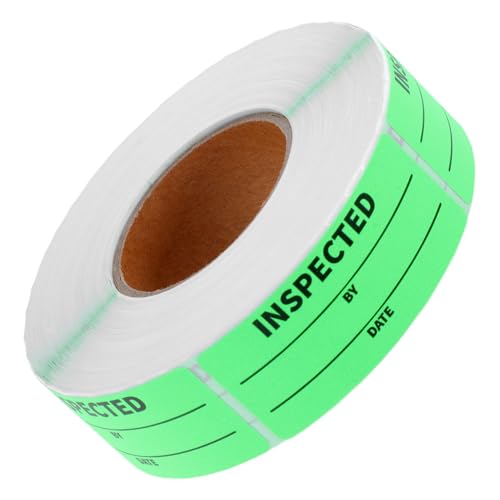 Cabilock Selbstklebende Inventaretiketten Qualitätskontrolle Lagerverwaltung Aufkleber Robust und Vielseitig für Versand Handling und Lagerbestandskontrolle von Cabilock