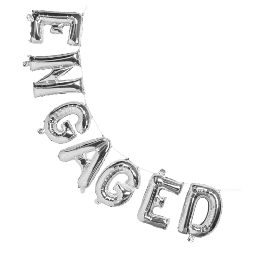 Cabilock Silber Foillballons Metallische Silberballons Große Folienballons Party-ballon Zum Aufhängen Ballons Mit Englischen Buchstaben Verlobungsfeier -fotodekoration Aluminiumfolie Cabilock Silber Foillballons Metallische Silberballons Große Folienballons Party-ballon Zum Aufhängen Ballons Mit Englischen Buchstaben Verlobungsfeier -fotodekoration Aluminiumfolie von Cabilock