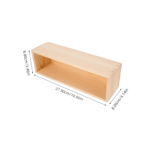 Cabilock Silikon Seifenform Teilig Flexibel Langlebig Antihaftend DIY Gießform für Handgemachte Seifen mit Praktischem Holzrahmen für Kreative Seifenherstellung und Geschenkideen von Cabilock
