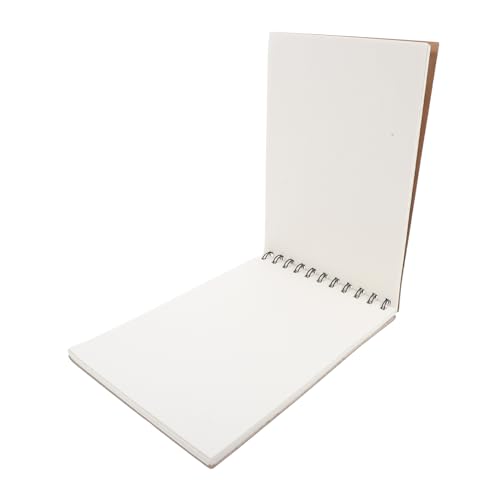 Cabilock Spiralskizzenbuch ungefüttert skizzieren täglich Exekutive Skizzierung Skizzenbuch aus Kraftpapier Malerei-Spiralbuch großes Skizzenbuch braune Notizbücher Brown von Cabilock