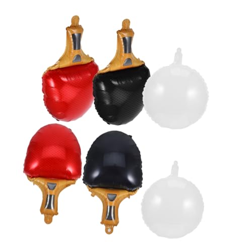 Cabilock Sportliche Tischtennis Folienballons Teilig mit Roten und Schwarzen Schlägern Weißen Runden Ballons Langlebige Partydeko für Geburtstagsfeiern Sportevents Vielseitige Tischtennis Cabilock Sportliche Tischtennis Folienballons Teilig mit Roten und Schwarzen Schlägern Weißen Runden Ballons Langlebige Partydeko für Geburtstagsfeiern Sportevents Vielseitige Tischtennis von Cabilock