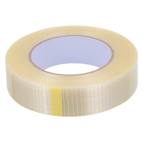 Cabilock Starkes Klebeband Einseitiges Hochklebendes Verpackungsband Glasfaserverstärkt Reißfest Geeignet für Industrielle Verpackung Bündelung und Reparaturen von Cabilock
