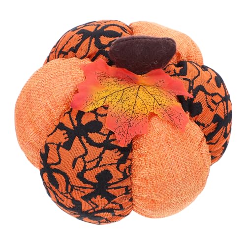 Cabilock Stoffpumpkin Dekorationen mit Lächelnden Gesichtern Weiche mit PP Baumwolle Gefüllte Halloween Accessoires für Erntepartys und Tischmittelstücke für Herbstliche Innenräume von Cabilock