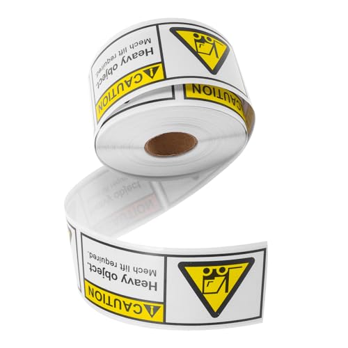 Cabilock Team Lift Warnetiketten Rolleneinheit Schwere Haftetiketten für Versand und für Sicherheitskennzeichnungen und Paketmanagement Cabilock Team Lift Warnetiketten Rolleneinheit Schwere Haftetiketten für Versand und für Sicherheitskennzeichnungen und Paketmanagement von Cabilock
