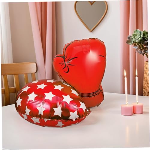 Cabilock Teiliges Boxing Party Ballons aus Robustem PVC Rote und Blaue Aufblasbare Boxhandschuhe Sandsack Ballons Vielseitige Kickboxing und Wrestling Geburtstag Deko für Jungen Indoor von Cabilock