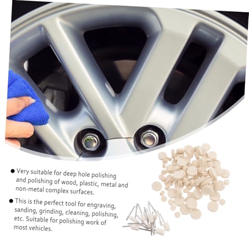 Cabilock Teiliges Polierscheiben für Auto Polierpads Vielseitige und Schleifköpfe aus Langlebigem Material Geeignet für Bohrmaschinen und Pneumatische Werkzeuge für Gewölbte Oberflächen von Cabilock
