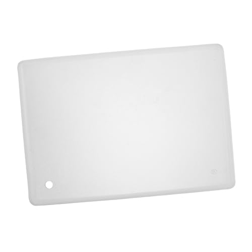 Cabilock Tempered Glass Schneidebrett mit Rutschfesten Silikonecken Mattierte Oberfläche für Festen Halt Leicht zu Reinigen Vielseitig für Gemüse Fleisch Servierbrett Geeignet Transparent von Cabilock