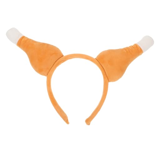 Cabilock Thanksgiving Stirnband mit Großem Truthahnbein Lustiger Kopfschmuck für Party Weiches Bequemes Haarband als Niedliches Party Accessoire für Frauen und Mädchen von Cabilock