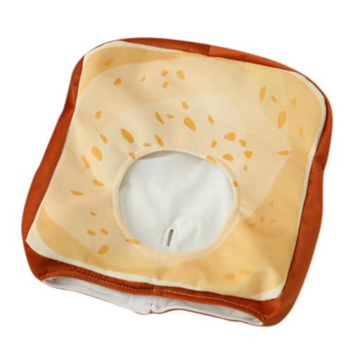 Cabilock Toastbrot Kopfbedeckung Lustiger Partyhut für Foto Requisite Niedliche Verkleidungs Accessoire für Fasching und Halloween Cabilock Toastbrot Kopfbedeckung Lustiger Partyhut für Foto Requisite Niedliche Verkleidungs Accessoire für Fasching und Halloween von Cabilock