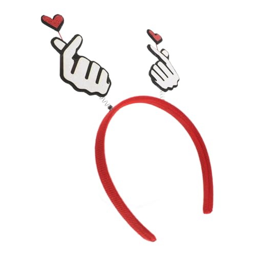 Cabilock Valentinstag Herz Stirnband für Frauen und Einzigartiges Rotes Haarband Vielseitiger Brautschmuck für Hochzeit Single Party und Fotorequisit Bequem und Langlebig Cabilock Valentinstag Herz Stirnband für Frauen und Einzigartiges Rotes Haarband Vielseitiger Brautschmuck für Hochzeit Single Party und Fotorequisit Bequem und Langlebig von Cabilock