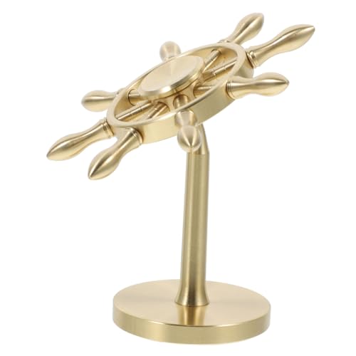 Cabilock Vintage Brass Rudder Ornament Mediterranes für Schreibtisch Hochwertiges Accessoire für Wohnzimmer Schlafzimmer und Büro Perfektes für Strandliebhaber Cabilock Vintage Brass Rudder Ornament Mediterranes für Schreibtisch Hochwertiges Accessoire für Wohnzimmer Schlafzimmer und Büro Perfektes für Strandliebhaber von Cabilock