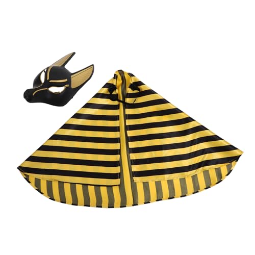 Cabilock Vintage Halloween Cosplay Maske Anubis mit Kerchief für Faschingskostüme Gruselige Partyverkleidung und Karneval Geeignet für Halloween Maskenbälle Theater und Festlichkeiten Cabilock Vintage Halloween Cosplay Maske Anubis mit Kerchief für Faschingskostüme Gruselige Partyverkleidung und Karneval Geeignet für Halloween Maskenbälle Theater und Festlichkeiten von Cabilock