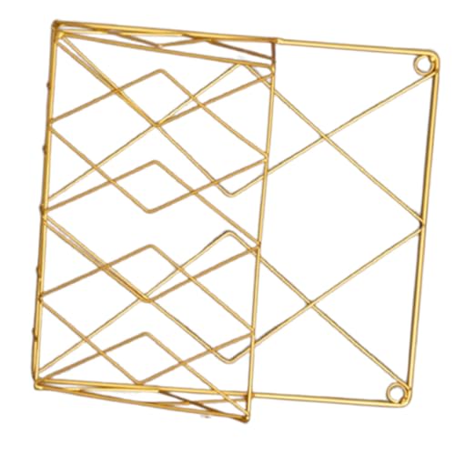 Cabilock Wandmontierter Bücherhalter aus Eisen Goldfarben Stabile Zeitungsablage für Wohnzimmer und Büro Platzsparender Bücherorganizer Rustikales Wandregal für Home Accessories Cabilock Wandmontierter Bücherhalter aus Eisen Goldfarben Stabile Zeitungsablage für Wohnzimmer und Büro Platzsparender Bücherorganizer Rustikales Wandregal für Home Accessories von Cabilock
