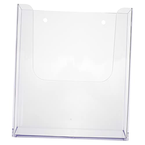 Cabilock Wandmontierter und Dokumentenhalter Transparenter Datei Organizer für Büro und Zuhause Platzsparend und Modern für Magazine Kataloge und Berichte von Cabilock
