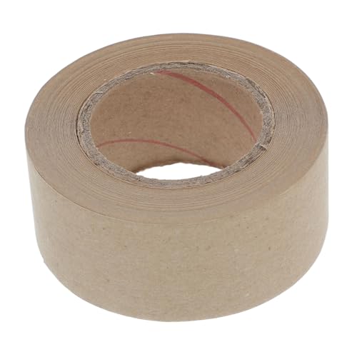 Cabilock Wasserdurchlässiges Klebeband aus Packpapier Wasserlöslich Wiederverwendbar Stark Haftend Sicher für Verpackungen und DIY Kunstprojekte Fixierwerkzeug von Cabilock