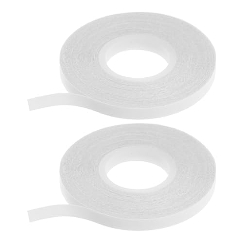 Cabilock Wasserlösliches doppelseitiges Klebeband Doppelklebeband doppelseitiges Nähband Heftband Nähband zum Säumen Nähenvorräte kleines Bastelband Klebebandkleber pva Weiß von Cabilock