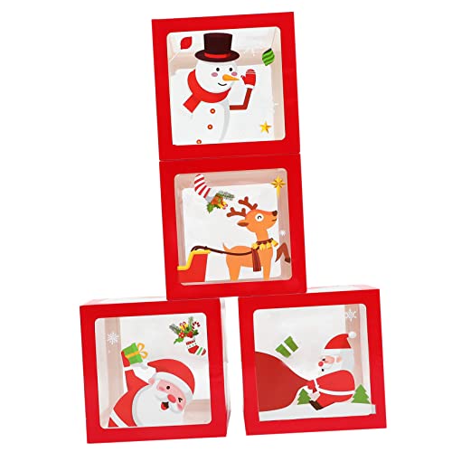 Cabilock Weihnachtliche Ballonboxen Teilig mit Statischen Aufklebern Vielseitiges Xmas Party Zubehör zur Individuellen Dekoration und Festlichen Fotorequisiten für Stimmungsvolle Cabilock Weihnachtliche Ballonboxen Teilig mit Statischen Aufklebern Vielseitiges Xmas Party Zubehör zur Individuellen Dekoration und Festlichen Fotorequisiten für Stimmungsvolle von Cabilock