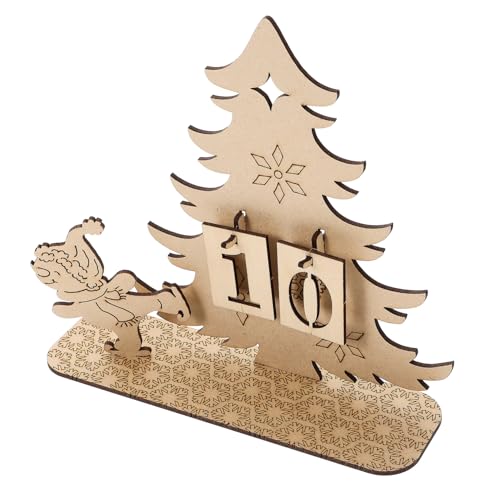 Cabilock Weihnachtlicher Adventskalender aus Stabilem Holz Verstellbar für Countdown DIY Tischdekoration Festliche Weihnachtsdeko für Zuhause und Büro für Weihnachtszeit Cabilock Weihnachtlicher Adventskalender aus Stabilem Holz Verstellbar für Countdown DIY Tischdekoration Festliche Weihnachtsdeko für Zuhause und Büro für Weihnachtszeit von Cabilock