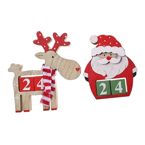 Cabilock Weihnachtlicher Teilig Holz Tischkalender Verstellbarer Datumskalender Kreative Weihnachtsdekoration für Zuhause Bar und Festtagsfeiern Glatte Oberfläche Vielseitig Einsetzbar Cabilock Weihnachtlicher Teilig Holz Tischkalender Verstellbarer Datumskalender Kreative Weihnachtsdekoration für Zuhause Bar und Festtagsfeiern Glatte Oberfläche Vielseitig Einsetzbar von Cabilock