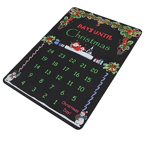 Cabilock Weihnachts Countdown aus Holz Kreative Weihnachtsdeko für Adventsdekoration Tischornament für Festliche Anlässe von Cabilock