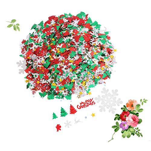 Cabilock Weihnachts Konfetti mit Santa Claus Schneemann Elch Motiven aus Langlebigem Kunststoff Bunte Tischdeko für Party Festival und Festliche Anlässe Cabilock Weihnachts Konfetti mit Santa Claus Schneemann Elch Motiven aus Langlebigem Kunststoff Bunte Tischdeko für Party Festival und Festliche Anlässe von Cabilock