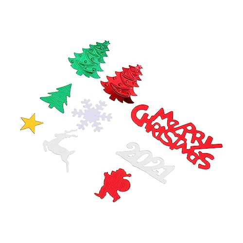 Cabilock Weihnachtskonfetti mit Santa Schneeflocken und Rentier Glitzer Bunte Streudeko für Hochzeit Xmas Party DIY Bastelzubehör Leichte Wiederverwendbare Tischdekoration Cabilock Weihnachtskonfetti mit Santa Schneeflocken und Rentier Glitzer Bunte Streudeko für Hochzeit Xmas Party DIY Bastelzubehör Leichte Wiederverwendbare Tischdekoration von Cabilock
