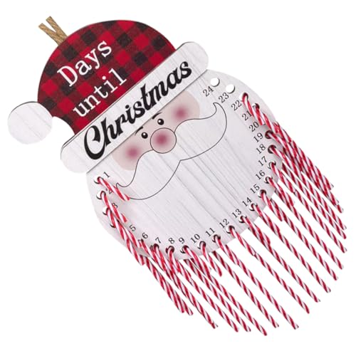 Cabilock Weihnachtsmann-Anhänger Weihnachtstür -Dekor Türkalender mit Weihnachtselementen Weihnachten hängender Weihnachtskalender Fröhlich Wanddekoration Urlaub hängende Dekoration hölzern Cabilock Weihnachtsmann-Anhänger Weihnachtstür -Dekor Türkalender mit Weihnachtselementen Weihnachten hängender Weihnachtskalender Fröhlich Wanddekoration Urlaub hängende Dekoration hölzern von Cabilock