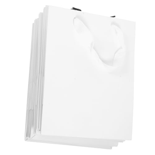 Cabilock Geschenktüten Set Weiße Papiertüten Geschenktüten Einkaufstaschen Mit Griffen Für Geburtstagsfeiern Und Perlenweiß Ideal Für Anlässe Papiertasche Cabilock Geschenktüten Set Weiße Papiertüten Geschenktüten Einkaufstaschen Mit Griffen Für Geburtstagsfeiern Und Perlenweiß Ideal Für Anlässe Papiertasche von Cabilock