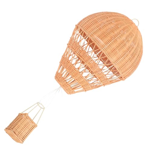 Cabilock Wickelrattan Heißluftballon Dekoration für Kinderzimmer Honigfarbe Tragbar Kreative Wandverzierung für Partys und Heimdekoration Einzigartiger Look für Frische Cabilock Wickelrattan Heißluftballon Dekoration für Kinderzimmer Honigfarbe Tragbar Kreative Wandverzierung für Partys und Heimdekoration Einzigartiger Look für Frische von Cabilock