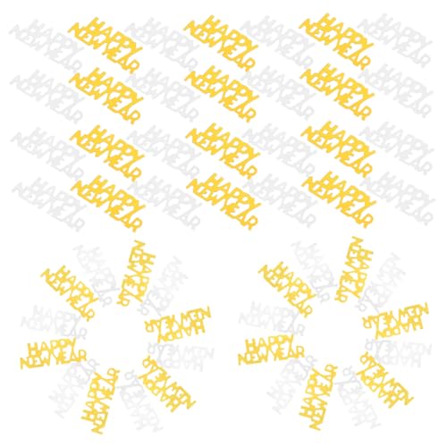 Cabilock Year Party Konfetti Tischdeko Gold Silber Glitzernde Festliche Streudeko für Silvester Feier und Neujahrsfest Cabilock Year Party Konfetti Tischdeko Gold Silber Glitzernde Festliche Streudeko für Silvester Feier und Neujahrsfest von Cabilock