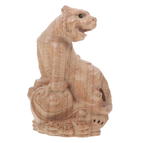 Cabilock Zwölf Zodiakschilder Holzschnitzer Tiger Dekoration Holzfiguren Holz Tiger Schreibtisch Tiger Figur Tigerstatue Für Heimtiger Statues Hausdekoration Empfindliche Tigerstatue Cabilock Zwölf Zodiakschilder Holzschnitzer Tiger Dekoration Holzfiguren Holz Tiger Schreibtisch Tiger Figur Tigerstatue Für Heimtiger Statues Hausdekoration Empfindliche Tigerstatue von Cabilock