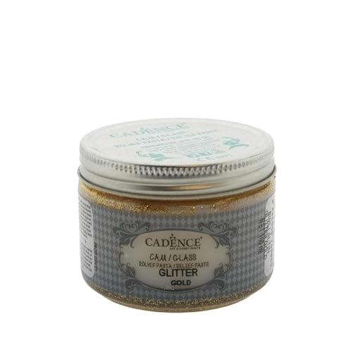 Cadence Glass Glitter Relief Paste 150 ml Gold Cadence Glass Glitter Relief Paste 150 ml Gold von Cadence