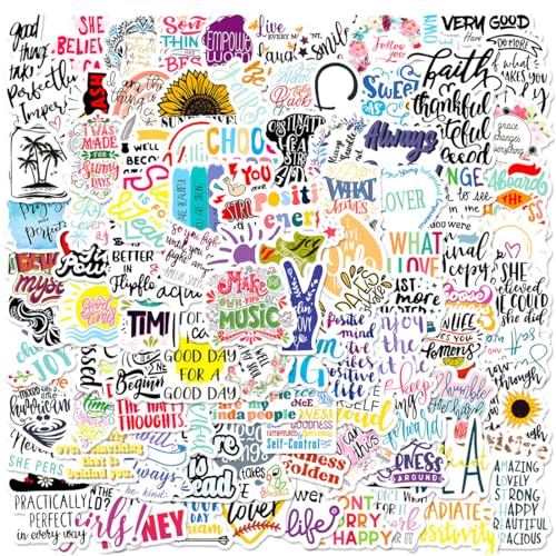 100 Stück Inspirierende Zitate Aufkleber Set, Motivation Aufkleber, Aesthetic Sticker, Wasserdicht, Kreatives DIY für Laptop Mobiltelefone Skateboard Gepäck etc, Geeignet für Erwachsene und Kinder 100 Stück Inspirierende Zitate Aufkleber Set, Motivation Aufkleber, Aesthetic Sticker, Wasserdicht, Kreatives DIY für Laptop Mobiltelefone Skateboard Gepäck etc, Geeignet für Erwachsene und Kinder von Cadimus