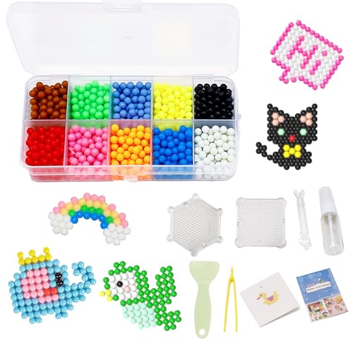 Caelura 1000+ Wasserperlen für Kinder Set, Wasserperlen Nachfüll Starterset, Water Beads, Perlen Starter Set für Kinder Puzzle Pädagogische Caelura 1000+ Wasserperlen für Kinder Set, Wasserperlen Nachfüll Starterset, Water Beads, Perlen Starter Set für Kinder Puzzle Pädagogische von Caelura