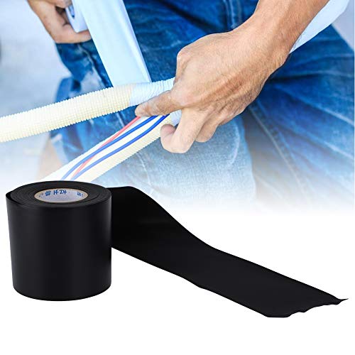 Cafopgrill Preiswertes Klebeband Rohrbinderiemen, PVC Hochwertiges Isolierband für Klimaanlagen-Kabelkanäle, 60 mm x 11 m, schwarz Cafopgrill Preiswertes Klebeband Rohrbinderiemen, PVC Hochwertiges Isolierband für Klimaanlagen-Kabelkanäle, 60 mm x 11 m, schwarz von Yosoo