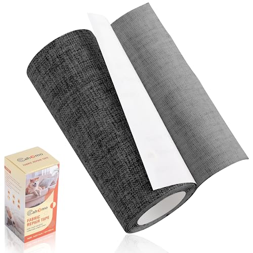 Cahomo Leinenstoff Patches Selbstklebend, 10x160 cm Leinen Reparatur Patches, Leinen Flicken Selbstklebend, für Sofas, Autositze, Vorhang Kopfteile, Rucksack Dunkelgrau Cahomo Leinenstoff Patches Selbstklebend, 10x160 cm Leinen Reparatur Patches, Leinen Flicken Selbstklebend, für Sofas, Autositze, Vorhang Kopfteile, Rucksack Dunkelgrau von Cahomo