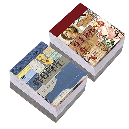 800 Blätter Scrapbook Papier, Tagebuch DIY Dekoration, Scrapbook Papier Vintage, Vintage Journaling Material Papier, für Album Sammelalbum Muster Grußkarten Journal Karte Dekoration, 2 Stile 800 Blätter Scrapbook Papier, Tagebuch DIY Dekoration, Scrapbook Papier Vintage, Vintage Journaling Material Papier, für Album Sammelalbum Muster Grußkarten Journal Karte Dekoration, 2 Stile von CaiYuanGJ