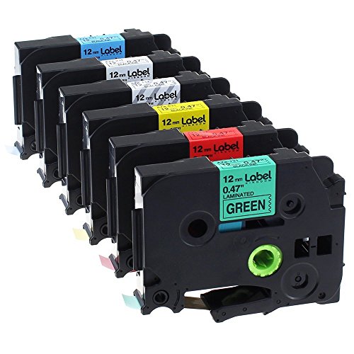 Caidi 6 Kassetten für Brother Tze-131-731 12mm breit x 8m lang kompatibel zu TZ-131 TZ-231 TZ-431 TZ-531 TZ-631 TZ-731 P-Touch 1830 2730 7100 2100 1000W VP D200 2030 1830 7600 2430 9700 1090 Caidi 6 Kassetten für Brother Tze-131-731 12mm breit x 8m lang kompatibel zu TZ-131 TZ-231 TZ-431 TZ-531 TZ-631 TZ-731 P-Touch 1830 2730 7100 2100 1000W VP D200 2030 1830 7600 2430 9700 1090 von Caidi