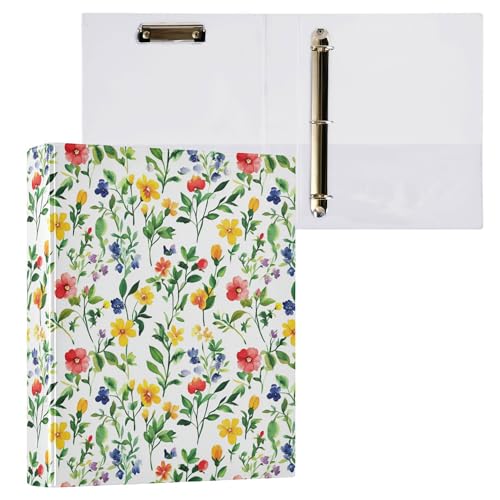 1 und 1/2 Zoll Ordner 3 Ringe Schulbedarf mit Klemmbrett Ästhetischer Ordner 200 Blatt 2 Pack Alberta Wild Rose Beauty Summer Flowers 1 und 1/2 Zoll Ordner 3 Ringe Schulbedarf mit Klemmbrett Ästhetischer Ordner 200 Blatt 2 Pack Alberta Wild Rose Beauty Summer Flowers von Caihoyu