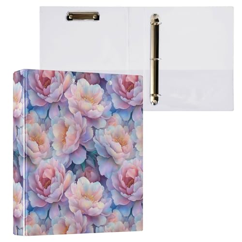 2,5 cm große Ordner mit 3 Ringen, Schulbedarf, Ordner mit Klemmbrett, Büroordner, Hardcover, 2 Stück, Schönheit, Frühlingsblumen 2,5 cm große Ordner mit 3 Ringen, Schulbedarf, Ordner mit Klemmbrett, Büroordner, Hardcover, 2 Stück, Schönheit, Frühlingsblumen von Caihoyu