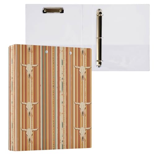 3,5 cm große Ordner mit 3 Ringen, College-Ordner für Studenten mit Klemmbrett, Büroordner, Zubehör, 200 Blatt, 2 Stück, Western-Muster, Boho-Stil 3,5 cm große Ordner mit 3 Ringen, College-Ordner für Studenten mit Klemmbrett, Büroordner, Zubehör, 200 Blatt, 2 Stück, Western-Muster, Boho-Stil von Caihoyu