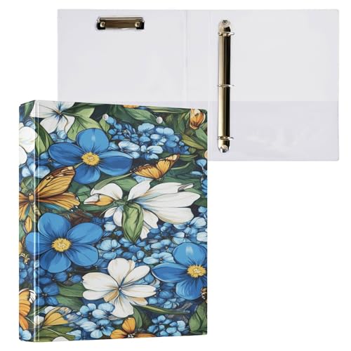 3,8 cm Ordner mit drei Ringen Schulordner mit Klemmbrett Bürobedarf 200 Blatt 2 Pack Schönheit Frühling Blumen Alaska Vergissmeinnicht Libellen Bienen und Schmetterlinge 3,8 cm Ordner mit drei Ringen Schulordner mit Klemmbrett Bürobedarf 200 Blatt 2 Pack Schönheit Frühling Blumen Alaska Vergissmeinnicht Libellen Bienen und Schmetterlinge von Caihoyu