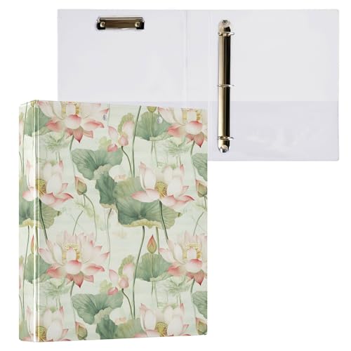 3,8 cm große Ordner mit 3 Ringen, College-Binder für Studenten mit Klemmbrett, Bürobedarf, 200 Blatt, 2 Stück, indische Blume, Schönheit, Sommerblumen 3,8 cm große Ordner mit 3 Ringen, College-Binder für Studenten mit Klemmbrett, Bürobedarf, 200 Blatt, 2 Stück, indische Blume, Schönheit, Sommerblumen von Caihoyu