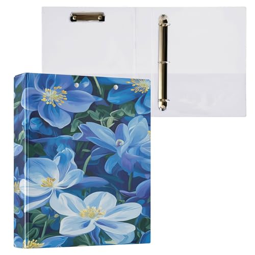 3,8 cm große Ordner mit 3 Ringen, Schulbedarf mit Klemmbrett, Bürobedarf, Hardcover, 2 Stück, Beauty Spring Flowers Colorado Colorado Blue Columbine 3,8 cm große Ordner mit 3 Ringen, Schulbedarf mit Klemmbrett, Bürobedarf, Hardcover, 2 Stück, Beauty Spring Flowers Colorado Colorado Blue Columbine von Caihoyu