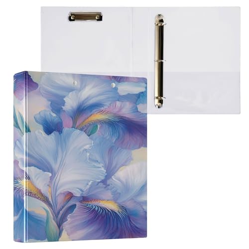 3 Ringbücher für Studenten, 3,5 cm, mit Tascheneinband, sortierte Ordner, 200 Blatt, 1 Packung, Schönheit, Frühlingsblumen, Louisiana Iris 3 Ringbücher für Studenten, 3,5 cm, mit Tascheneinband, sortierte Ordner, 200 Blatt, 1 Packung, Schönheit, Frühlingsblumen, Louisiana Iris von Caihoyu
