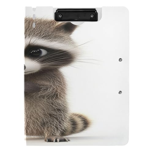 Faltbare Klemmbretter A4 Klemmbrett Binderfolio Doppelclips Stifthalter Büro Klemmbrett mit Abdeckung Cartoon Lustiger Waschbär Trauer Faltbare Klemmbretter A4 Klemmbrett Binderfolio Doppelclips Stifthalter Büro Klemmbrett mit Abdeckung Cartoon Lustiger Waschbär Trauer von Caihoyu
