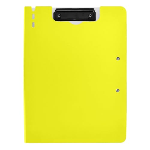 Gefaltetes Klemmbrett A4 Klemmbrett Binderfolio Doppelte Metallclips Stifthalter Still-Clipboard mit Abdeckung Fluoreszenz Gelb Gefaltetes Klemmbrett A4 Klemmbrett Binderfolio Doppelte Metallclips Stifthalter Still-Clipboard mit Abdeckung Fluoreszenz Gelb von Caihoyu